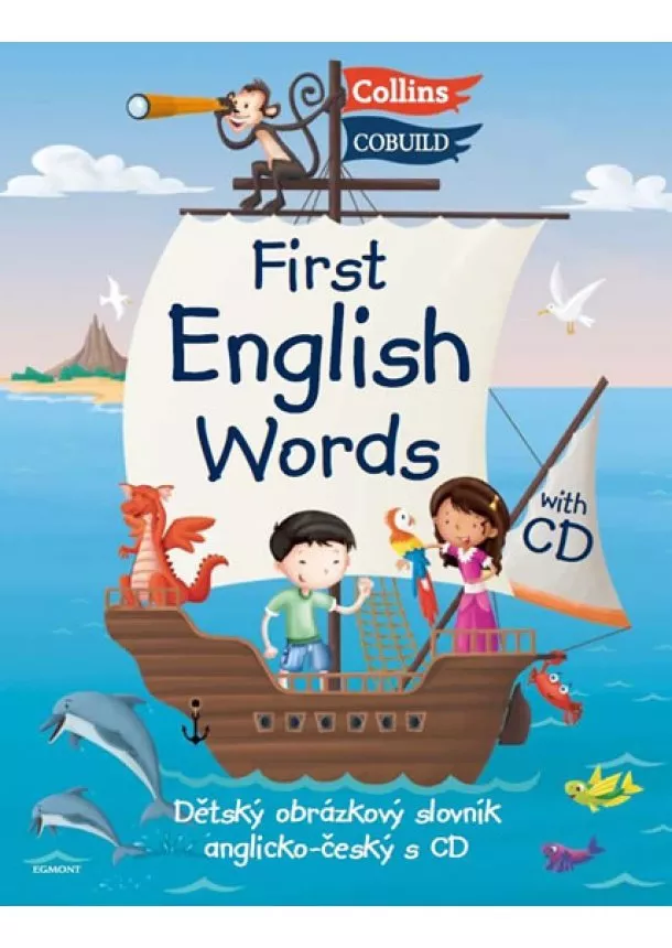 Collins - First English Words - Dětský obrázkový AJ slovník + CD
