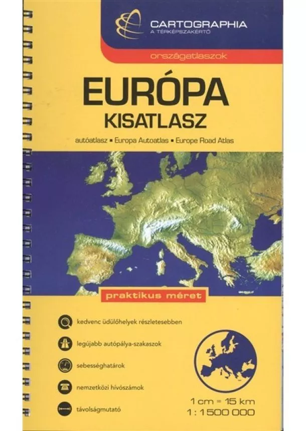 Térkép - Európa kisatlasz (1:1 500 000) /Országatlaszok