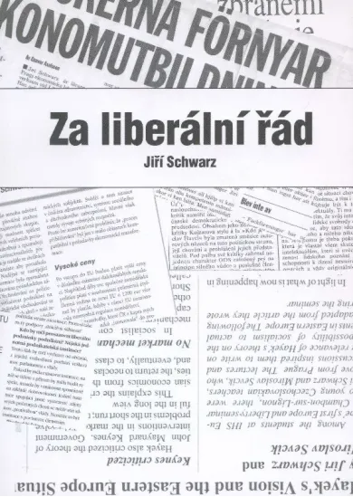 Za liberální řád - Výběr ze studií, statí a článků