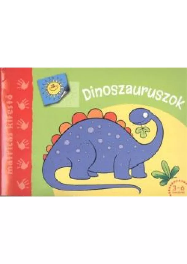 Bárczi László - Dinoszauruszok /Matricás kifestő