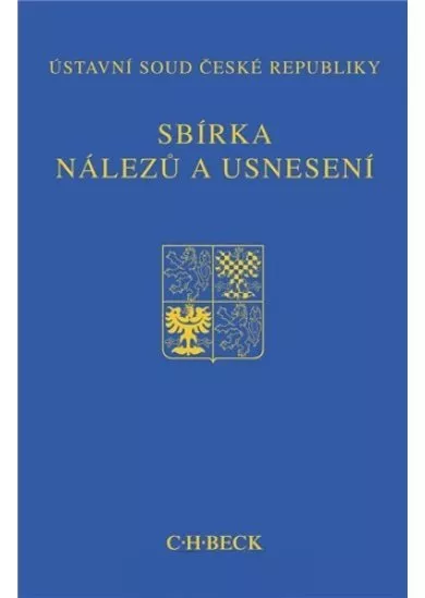 Sbírka nálezů a usnesení ÚS ČR, svazek 63 (bez CD)