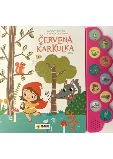 Červená karkulka - Zvuková knížka - poslouchej a čti pohádku