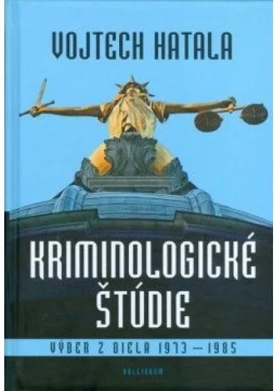 Kriminologické štúdie