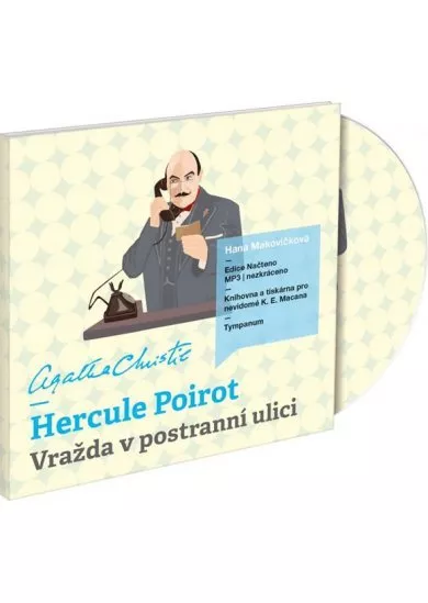 Hercule Poirot  -  Vražda v postranní ulici - 2audio CD (čte Hana Makovičková)