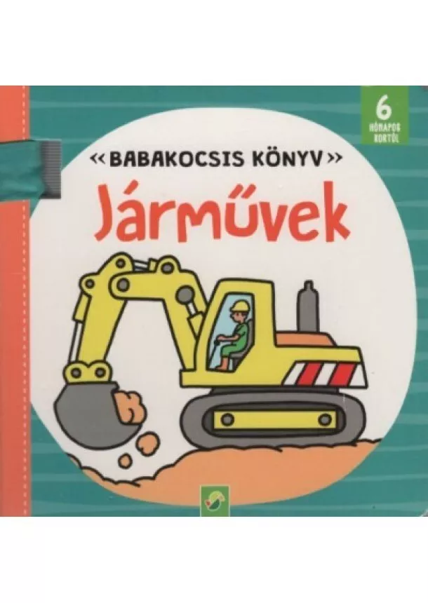 Lapozó - Járművek - Babakocsis könyv - 6 hónapos kortól