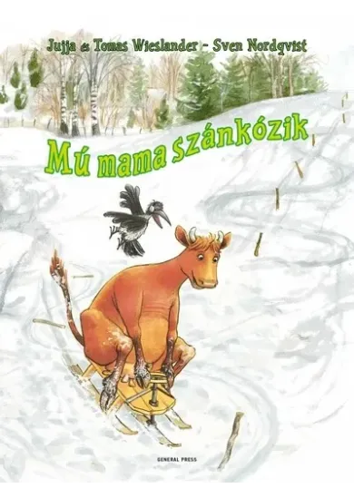 Mú mama szánkózik