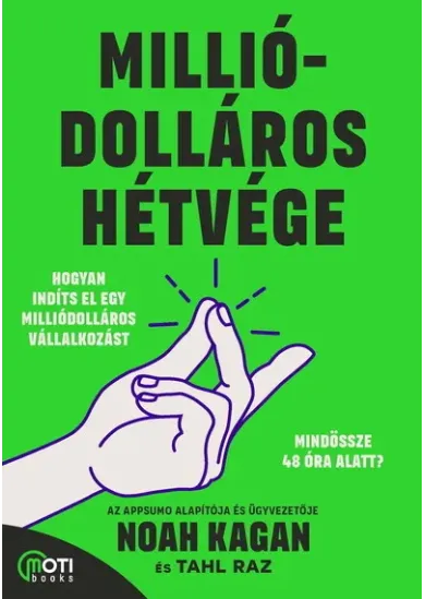 Milliódolláros hétvége - Hogyan indíts el egy milliódolláros vállalkozást mindössze 48 óra alatt?