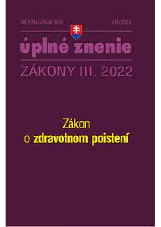 kol. - Aktualizácia III/6 / 2022 - Zdravotné poistenie