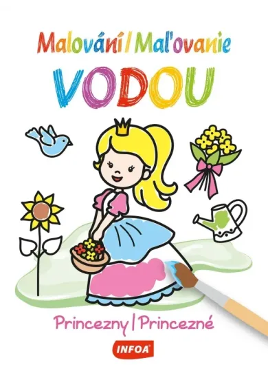 Maľovanie vodou - Princezné