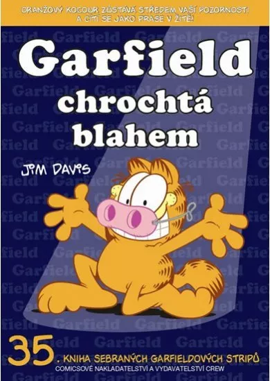 Garfield chrochtá blahem (č.35)