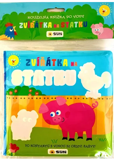 Zvířátka na statku - Kouzelná knížka do vody