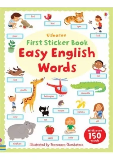 First Sticker Book Easy English Words
