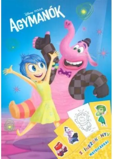 Agymanók színezőkönyv matricákkal