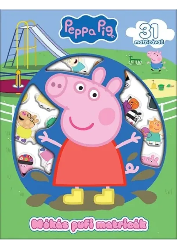 Peppa malac: Mókás pufi matricák