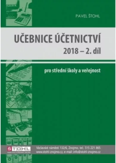 Učebnice Účetnictví II. díl 2018