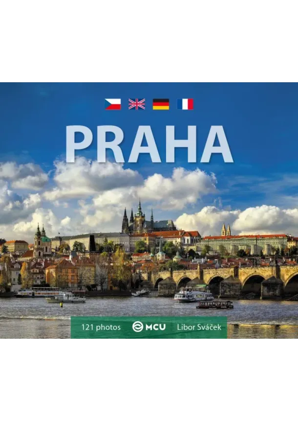Praha - malá/česky, anglicky, německy, francouzsky
