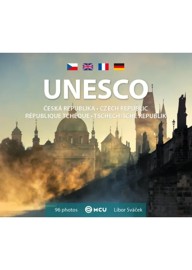 Česká republika UNESCO - malá/česky, anglicky, francouzsky, německy