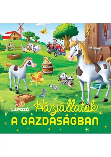 Háziállatok a gazdaságban 3D lapozó
