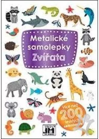 Metalické samolepky Zvířata