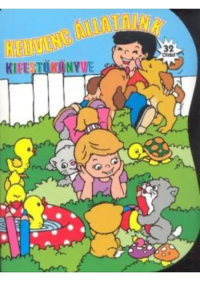 KEDVENC ÁLLATAINK /KIFESTŐKÖNYV (HOLLÓ ÉS TSA.)