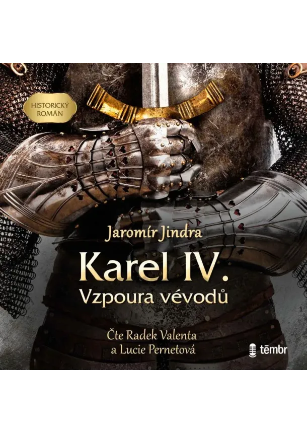 EUROMEDIA GROUP - AUDIOKNIHA  STRYKOVÁ JANA, VALENTA RADEK / JINDRA JAROMÍR: KAREL IV. - VZPOURA VÉVODŮ (MP3-CD)