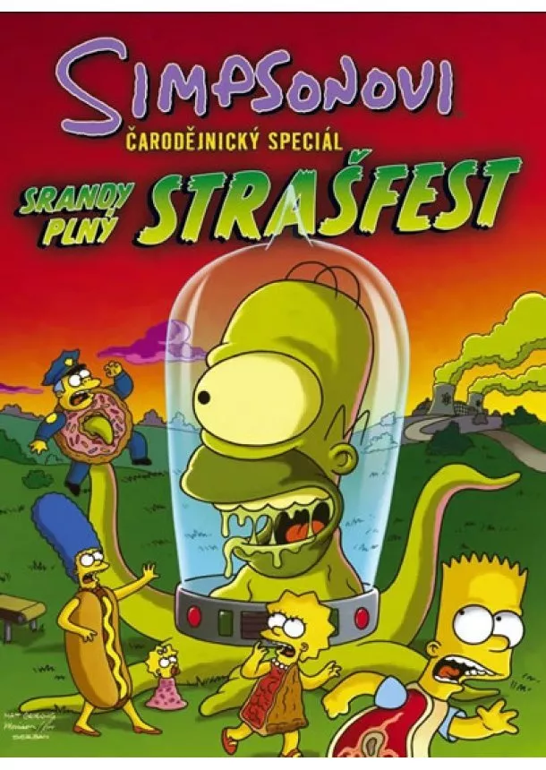 Matt Groening - Simpsonovi Čarodějnický speciál - Srandy plný strašfest