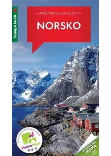 Nórsko sprievodca na cesty + mapa