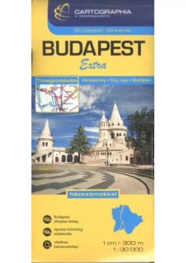 Térkép - Budapest extra várostérkép 1:30 000