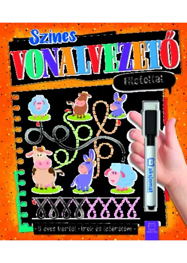 Agata Kaczynska - Színes vonalvezető filctollal - Írok és letörlöm 5+