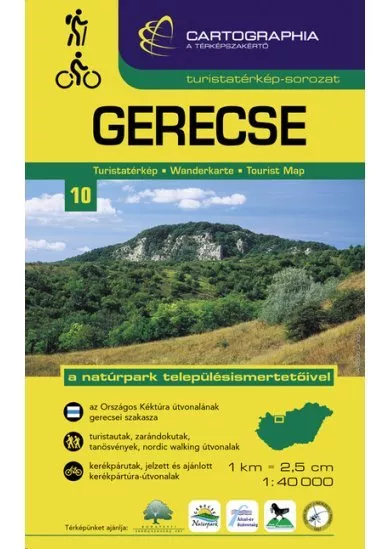 Gerecse - Turistatérkép-sorozat 10. (új kiadás, 2021)